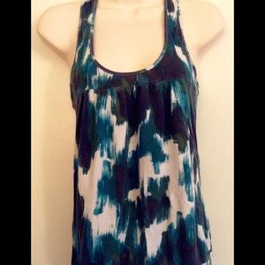 🌊Wet Seal 100% Cotton Teal T-Back Tank, Small🌊